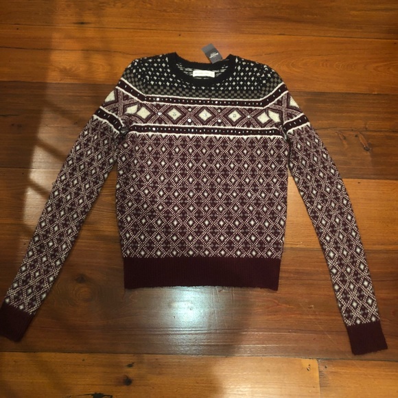 Long sleeve sweater with jewels - Picture 1 of 2